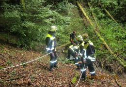 Übung Layensteig Strimmiger Berg