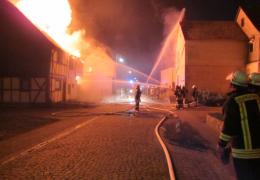 Gebäudebrand Altstrimmig