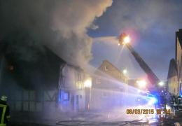 Gebäudebrand Altstrimmig