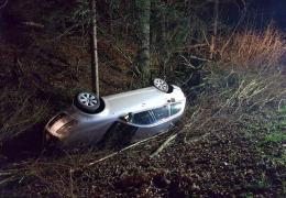 Verkehrsunfall L202 Person eingeklemmt